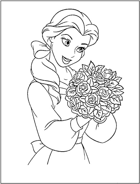 Princess Coloring Pages Printable  Disney Princess Coloring Pages  Free  Printable
