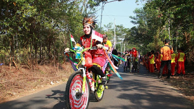 sepeda hias, kemerdekaan, indonesia