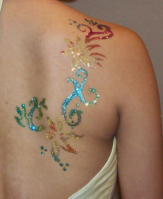 Spider Tattoo Design on Women Shoulder Category