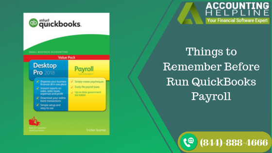 Things to Remember Before Running Payroll in QuickBooks