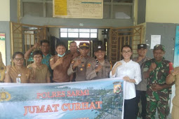 Gelar Jumat Curhat, Ipda Suratno Kunjungi Para Guru SMA N 1 Sarmi