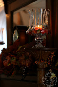 Fall mantel in the keeping room ... Fall Home Tour 2015 ~ DWELLINGS - The Heart of Your Home