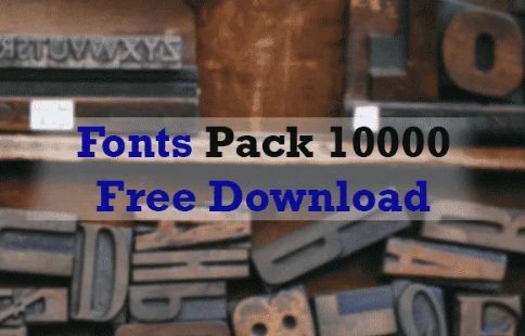 10000+ Fonts Collection Free Download
