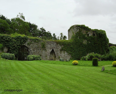 The Gatehouse, Usk Castle, South Wales, photographed from inside the Outer Ward.