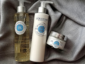 L'Occitane Shea Butter Comforting Skincare Collection | Cleansing Milk, Cleansing Oil and Light Comforting Cream Review, Photos