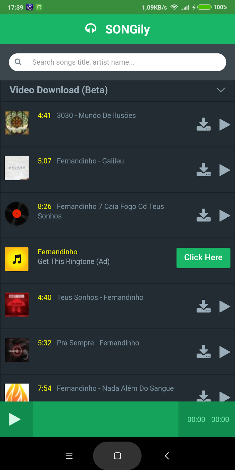 melhor aplicativo para OUVIR músicas offline no Android/BAIXAR em ALTA QUALIDADE