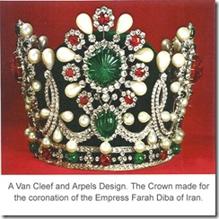 diamond jewellery, Van Cleef & Arpel Designed Crown diamond jewellery, Van Cleef & Arpel Designed Crown