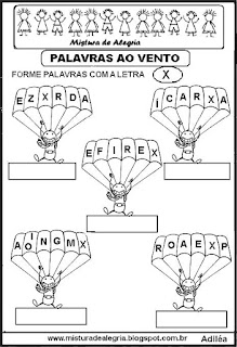 Alfabetização, formação de palavras