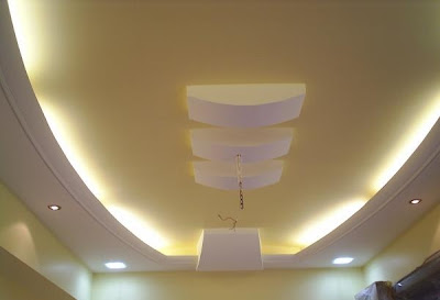 Picture gypsum board roof - gypsum board decorations | Home Design