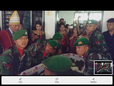 Video, Penghormatan Pejuang"45 Gr. TR. Tambunan oleh Pasukan Yonif 122 dan Kodim 0207/Simalungun
