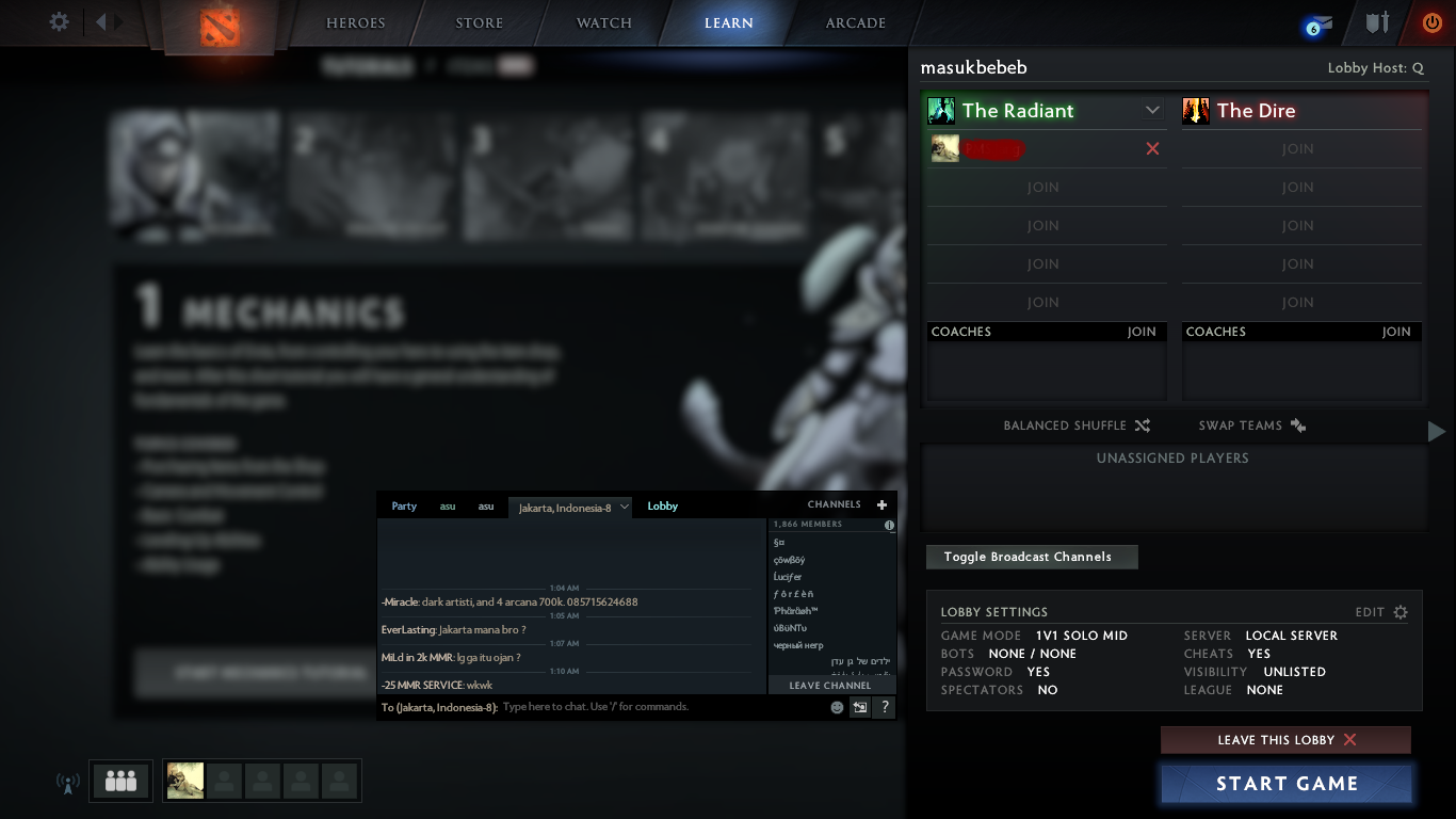 Dota 2 Cheats Lobby