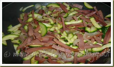 Ricciolina con speck e zucchine al brandy (4)