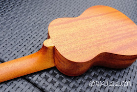 Shima JS Wideneck Soprano Ukulele back