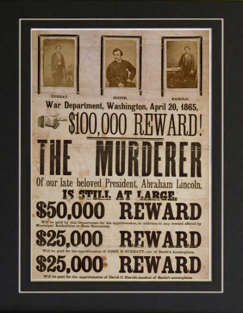 John Wilkes Booth Wanted Poster3