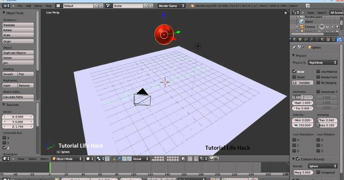  Cara Membuat Animasi  Dengan Blender 3D Untuk Pemula