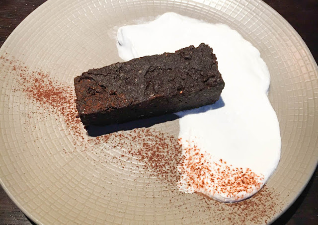 marcus wareing tredwells restaurant virtuous chocolate brownie