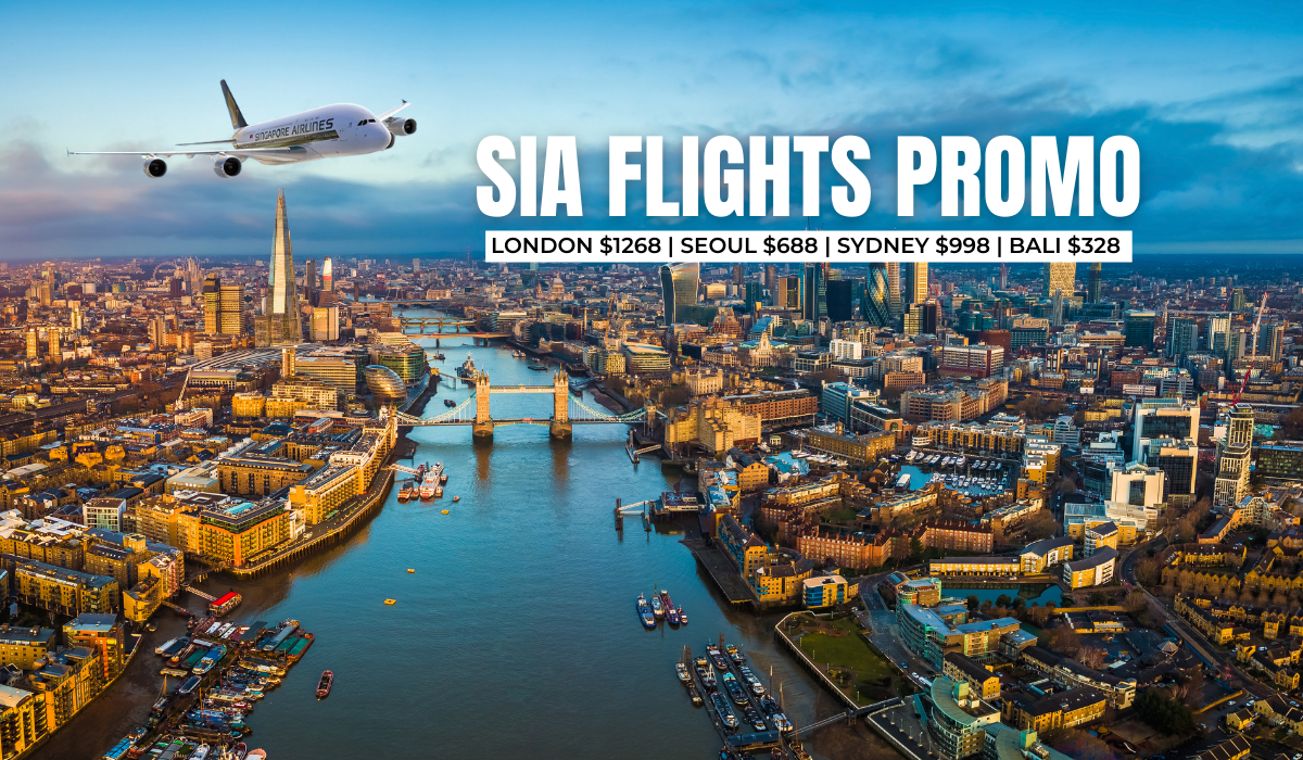 SIA Flights Promo from $188!