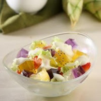 Wowww Food (Salad Fruits With Chesse Sauce)