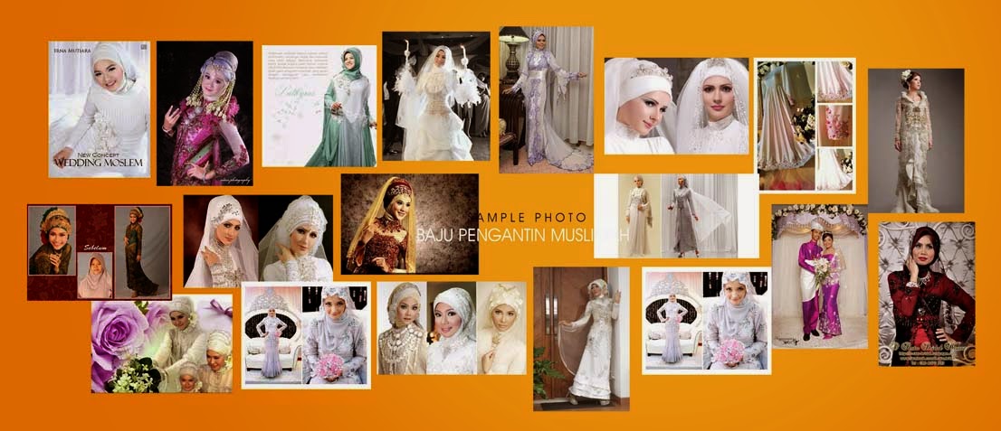  Baju Pengantin Muslimah Terbaik 2019