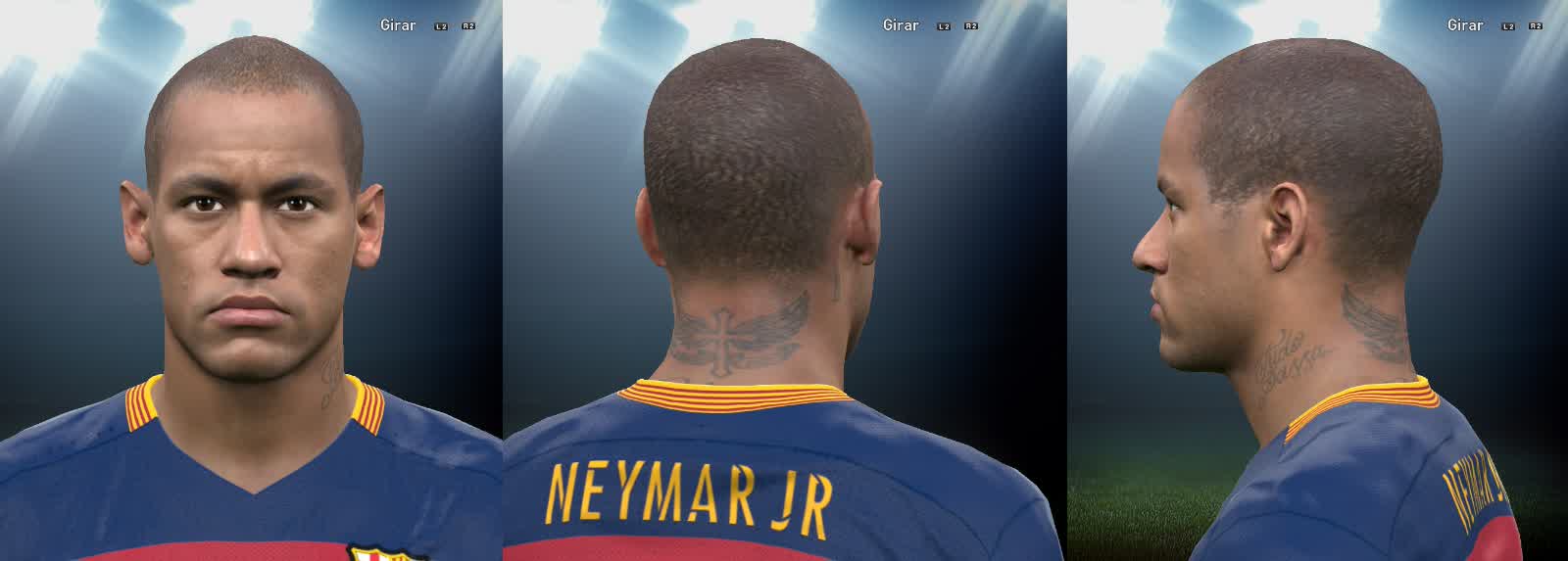 PES 2016 Neymar New Hairstyle by UDJ  PES PATCH MODIF