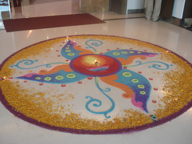 latest rangoli designs for Diwali