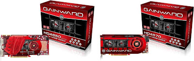 Gainward AMD ATI Radeon HD 4850 4870 video card with red cooler