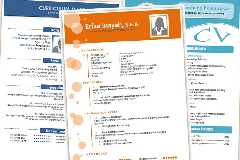 Contoh Biodata Lengkap Word - Gambar Con