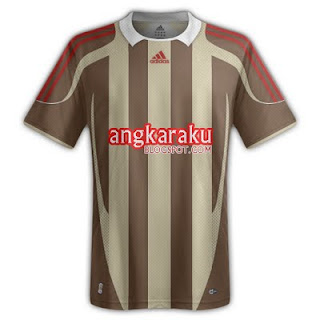 Angkaraku Desain Kaos  Futsal  dan Sepakbola Cokelat Custom