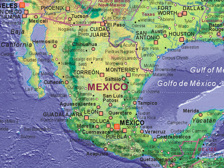 Map Of Mexico