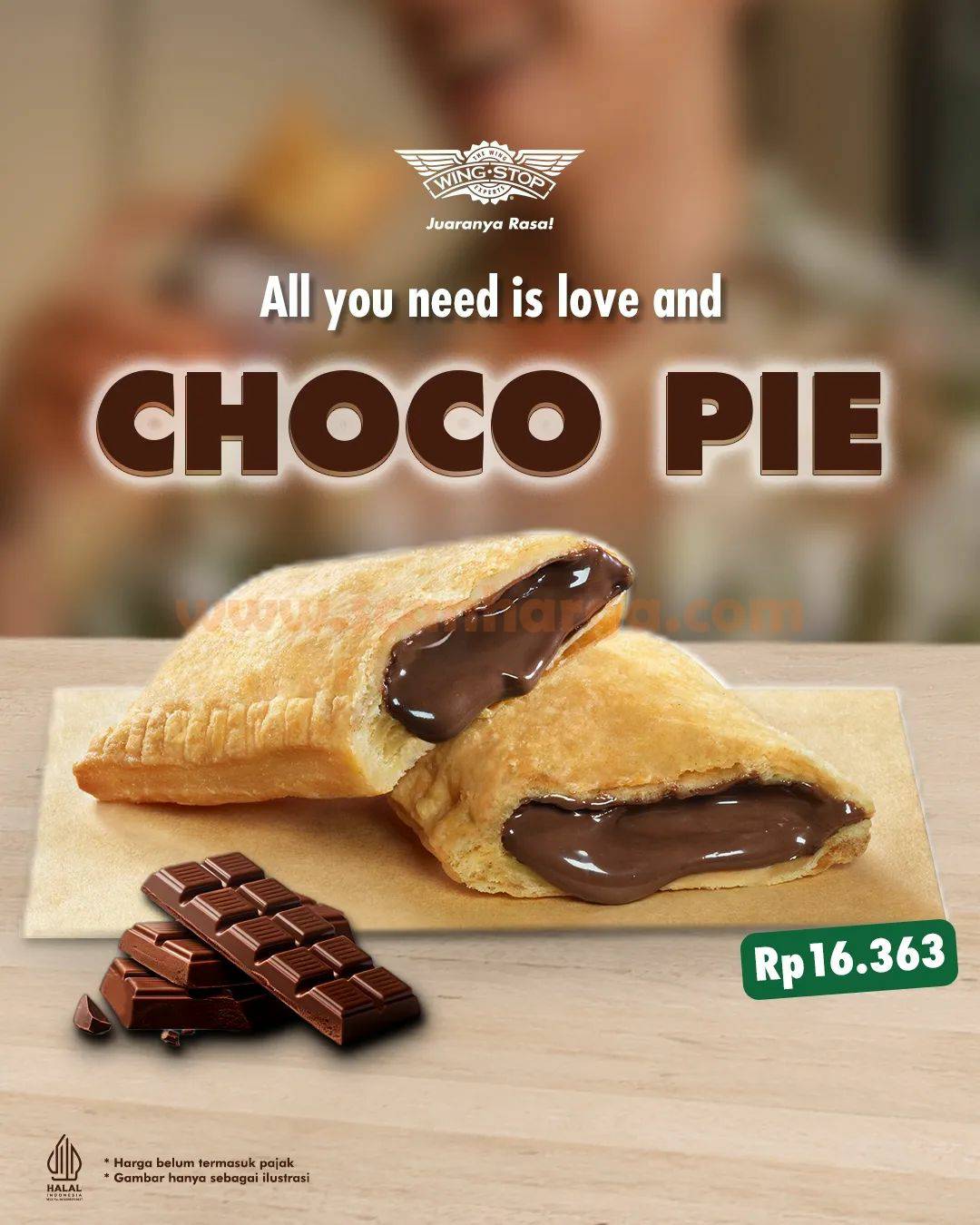 Promo WINGSTOP CHOCO PIE Menu Baru Hanya Rp. 16.363