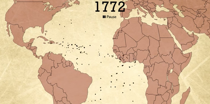 Two-Minute Video Visualizes Over 315 Years Of The Atlantic Slave Trade