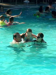 Ann Again and again Pool Pyramid at Black Butte Ranch