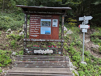 Monte Cornagera information board