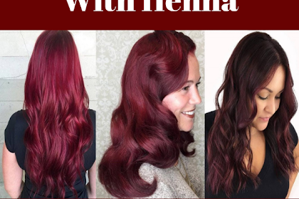 Colour Your Hair Naturally At Home – 100 % Natural Burgundy Colour With Henna