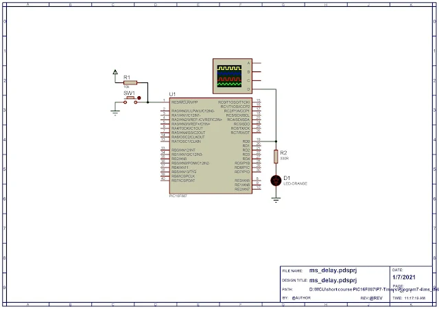 PIC16F887 Timer0 Creating Delay Function in MikroC