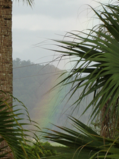 Beautiful Rainbow at New Govardhan, Australia