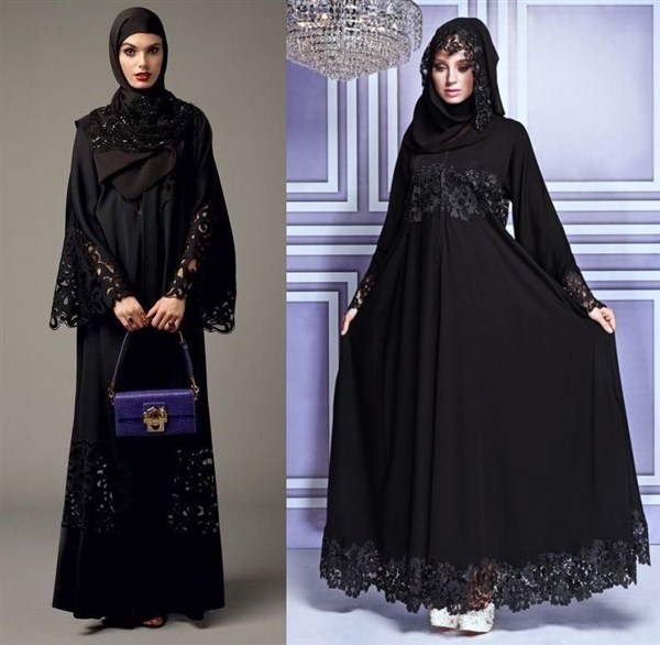 Model Baju Muslim Brokat Modern Terbaru 2017/2018