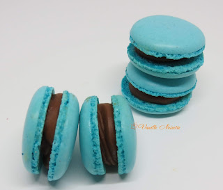 Macaron ganache passion chocolat  