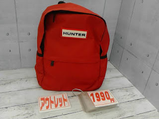 アウトレット　１６４２７　HUNTER　NYLON　S　BACK　１９９０円