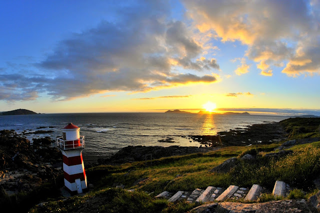 faro de cabo estai, vigo canido. Cies