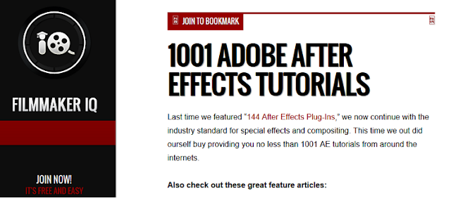 1001 Adobe After Effect Tutorial