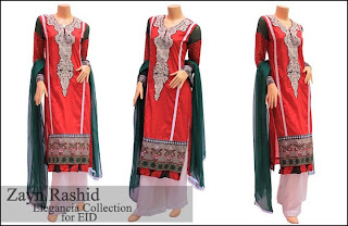 Zayn Rashid Eid Dress Collection For Girls