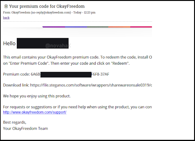 Okayfreedom giveaway