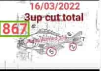THAI LOTTERY 3UP CUT TOTAL 1-4-2565