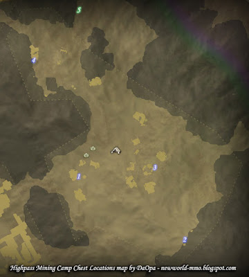 highpass mining camp chest locations map