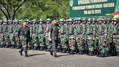 Pendidikan Pembentukan Bintara TNI AD TA 2020 Diikuti 633 Siswa