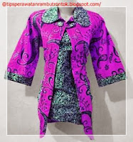 model baju batik wanita modern