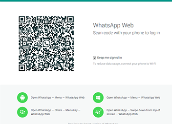 WhatsApp Web on Desktop