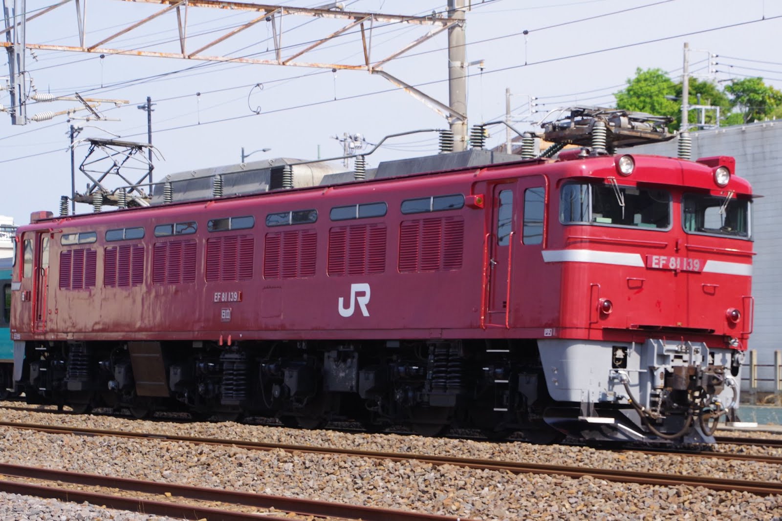 お気楽 鉄道の部屋 Ef81 139が勝田車両センターへ 連結訓練