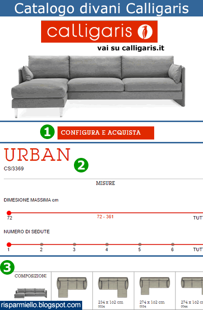 catalogo divani calligaris